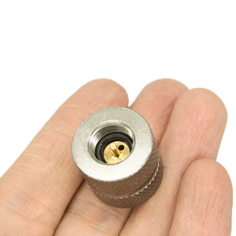 Outdoor Camping Butane Stove Gas Refill Adapter