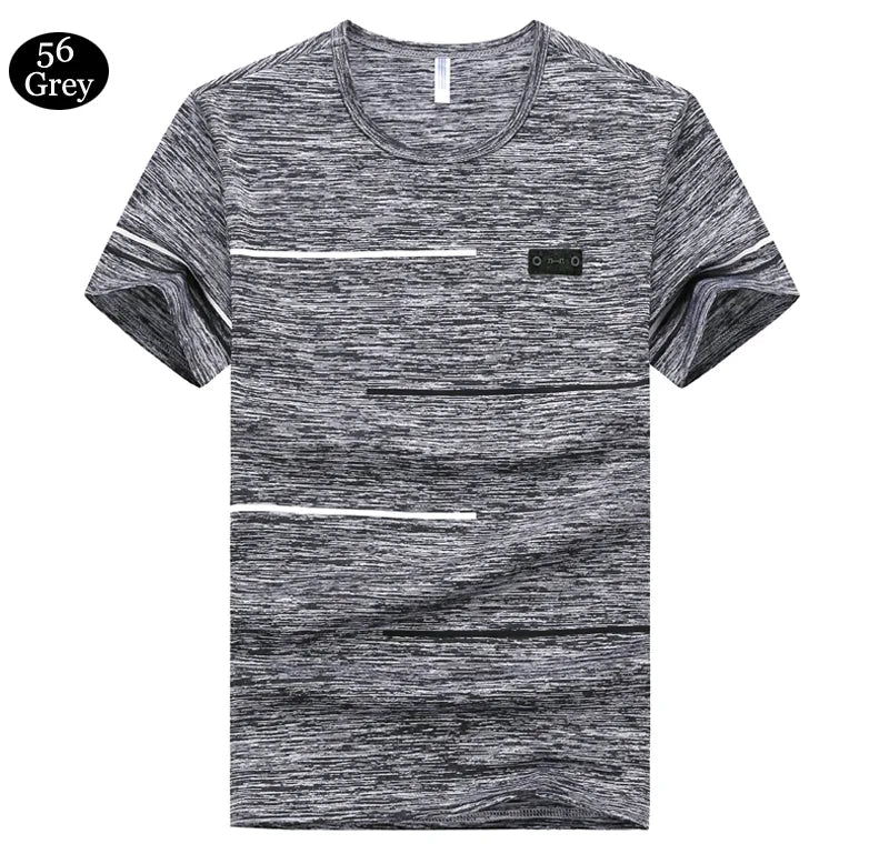 Summer Fitness Tee: Quick Dry for Plus Size Men