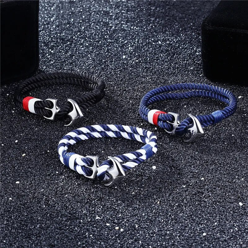 Survival Chain Wrap Metal Bracelets