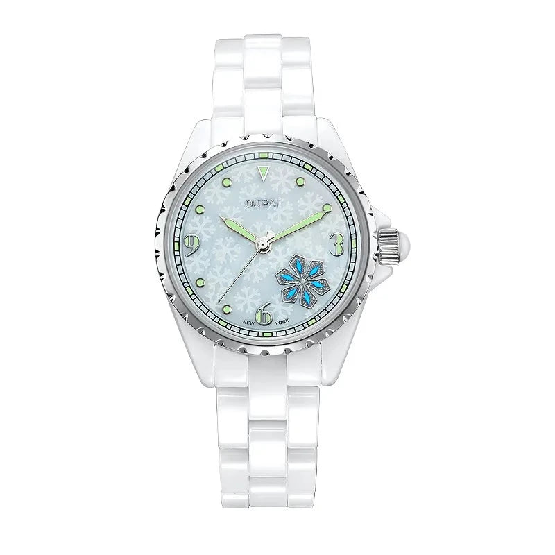 Snow Love Crystal Strap Watches