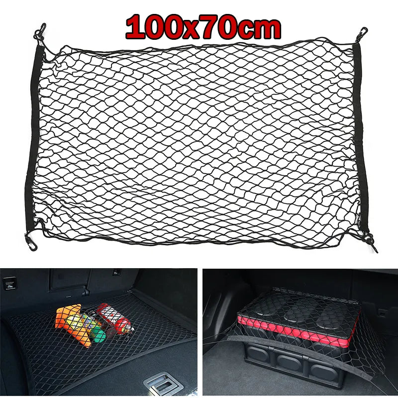 100x70cm Car Trunk Mesh Net Cargo Luggage Trunk