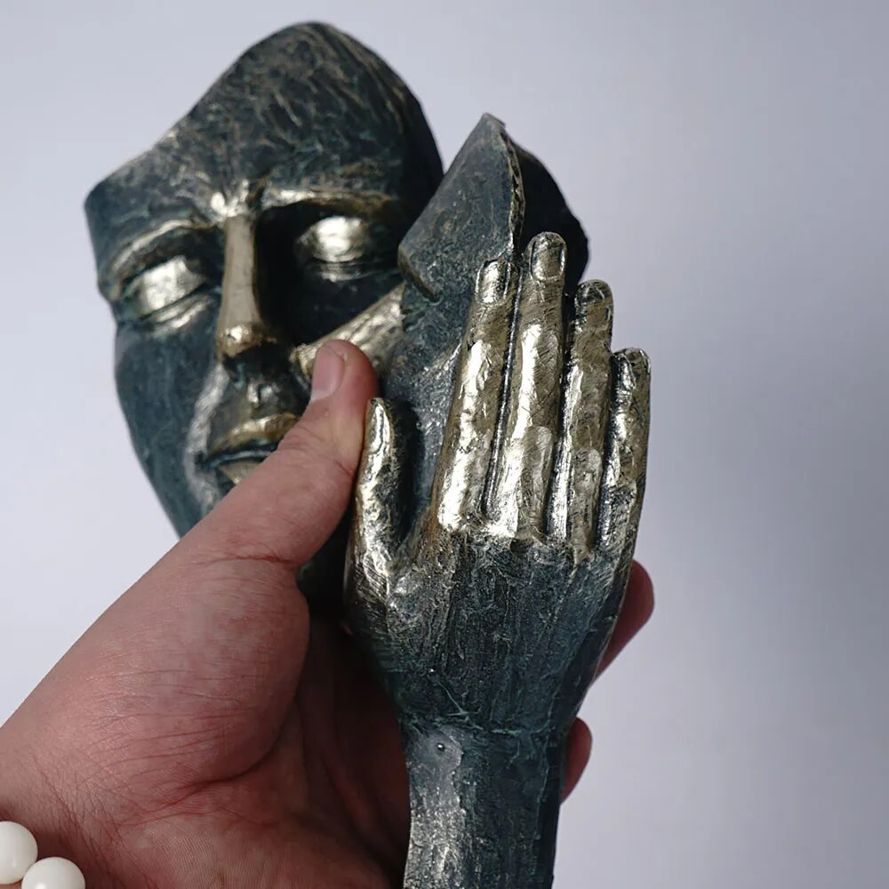 Vintage Bust Statue Resin Crafts Figurines