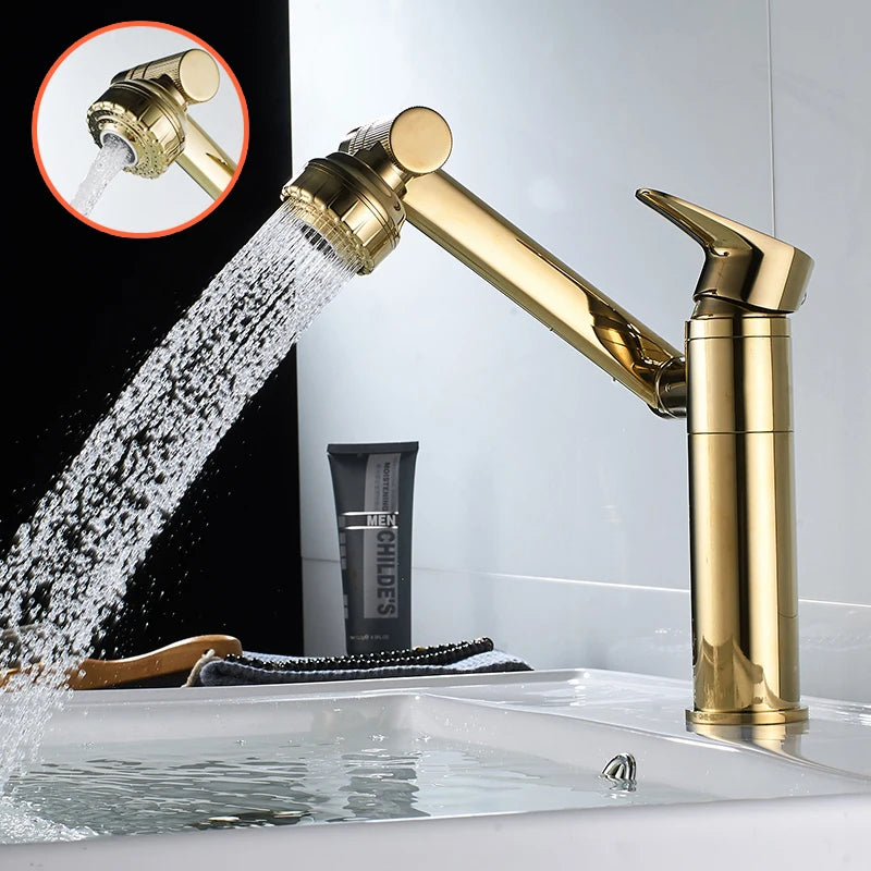 Single Handle 360 Degree Swivel Bath Water Tap