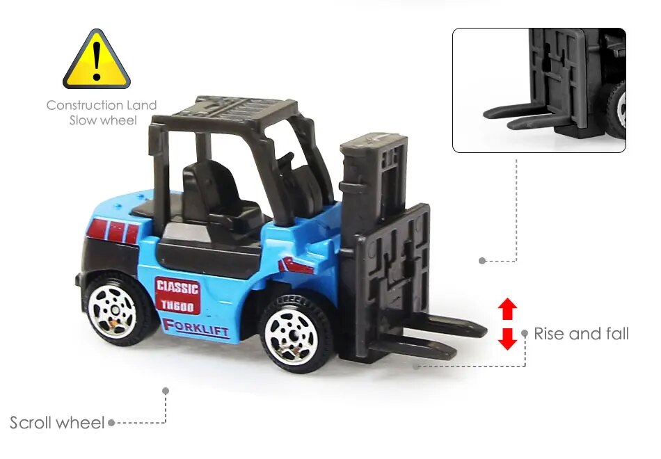 Mini Construction Vehicle Diecast Toy Set for All Ages