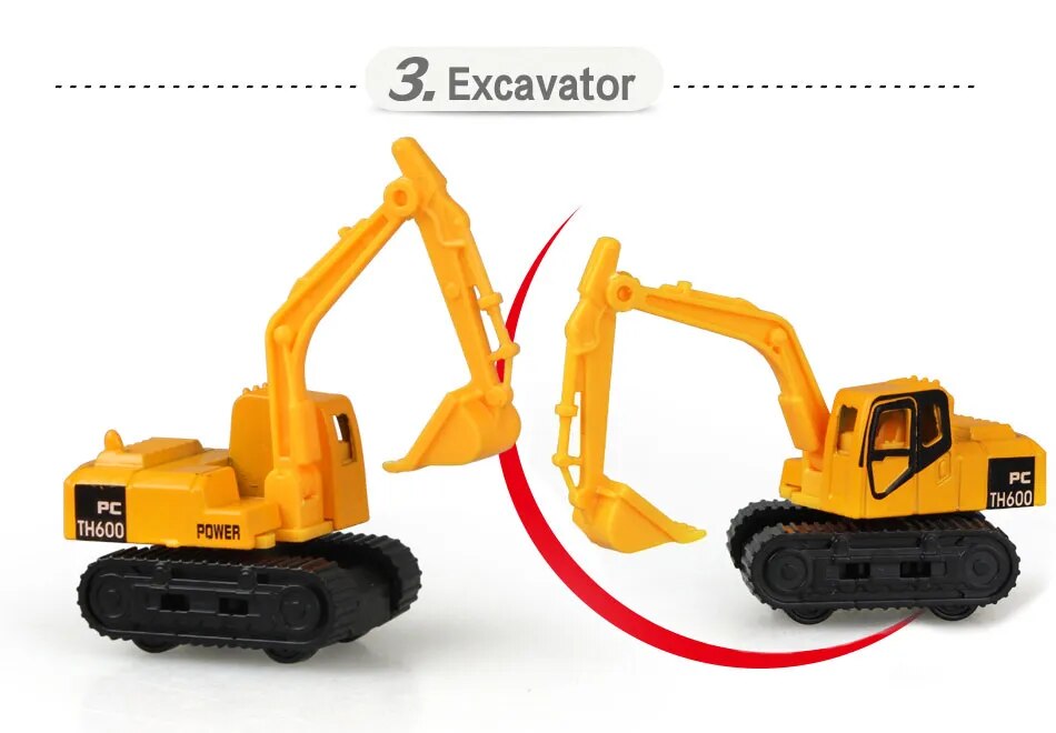 Mini Construction Vehicle Diecast Toy Set for All Ages