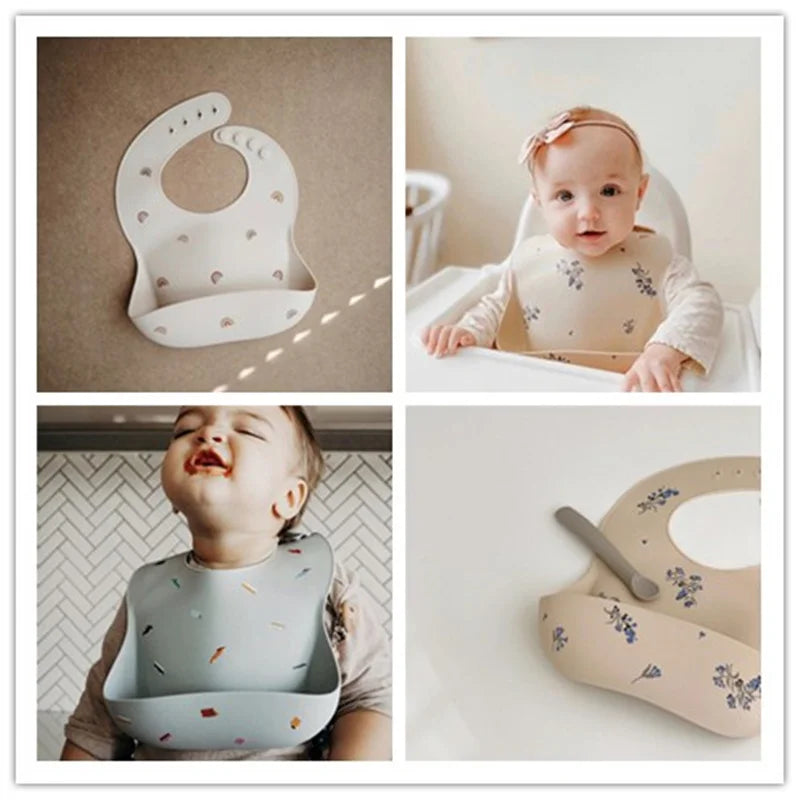 Baby Silicone Bib Food Bibs