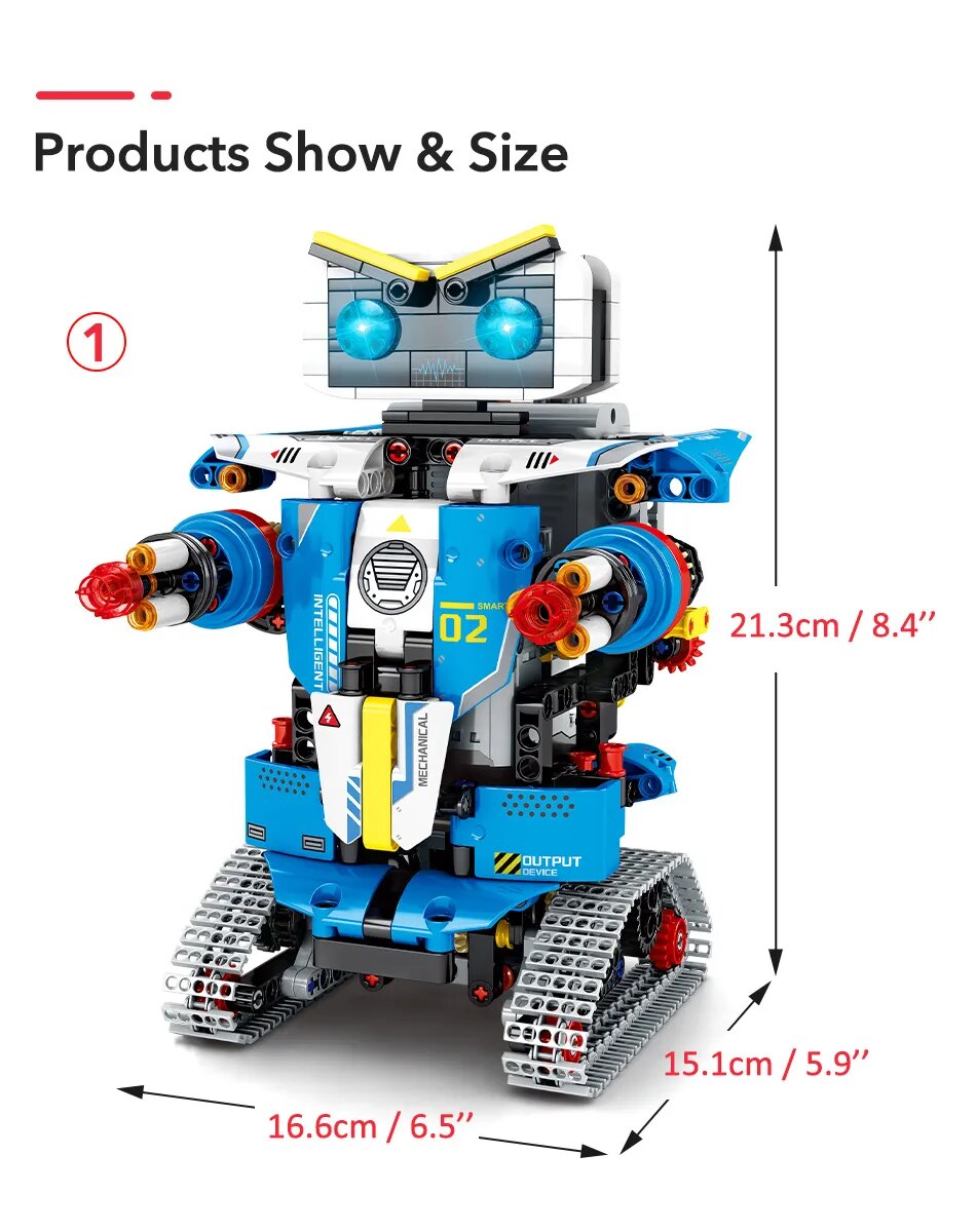 Rc Robot Transformation Car Building Blocks for Kids