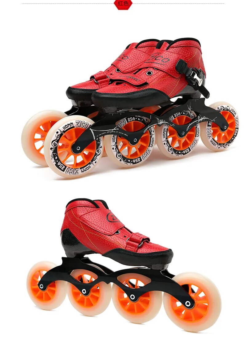 Street Trace Road Inline Speed Skates Shoes