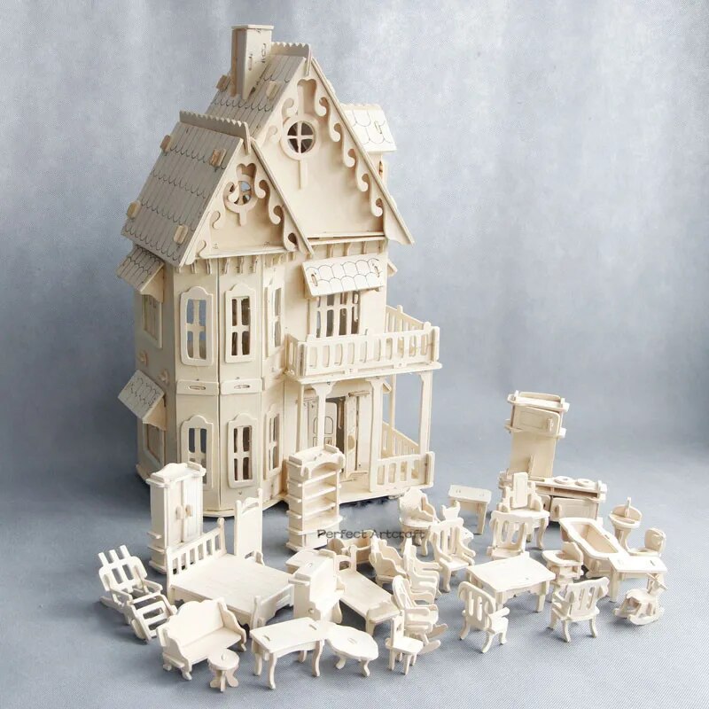 Wooden 3D Puzzles for Kids