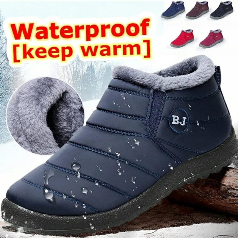 Men Boots Lightweight Winter Waterproof Shoes