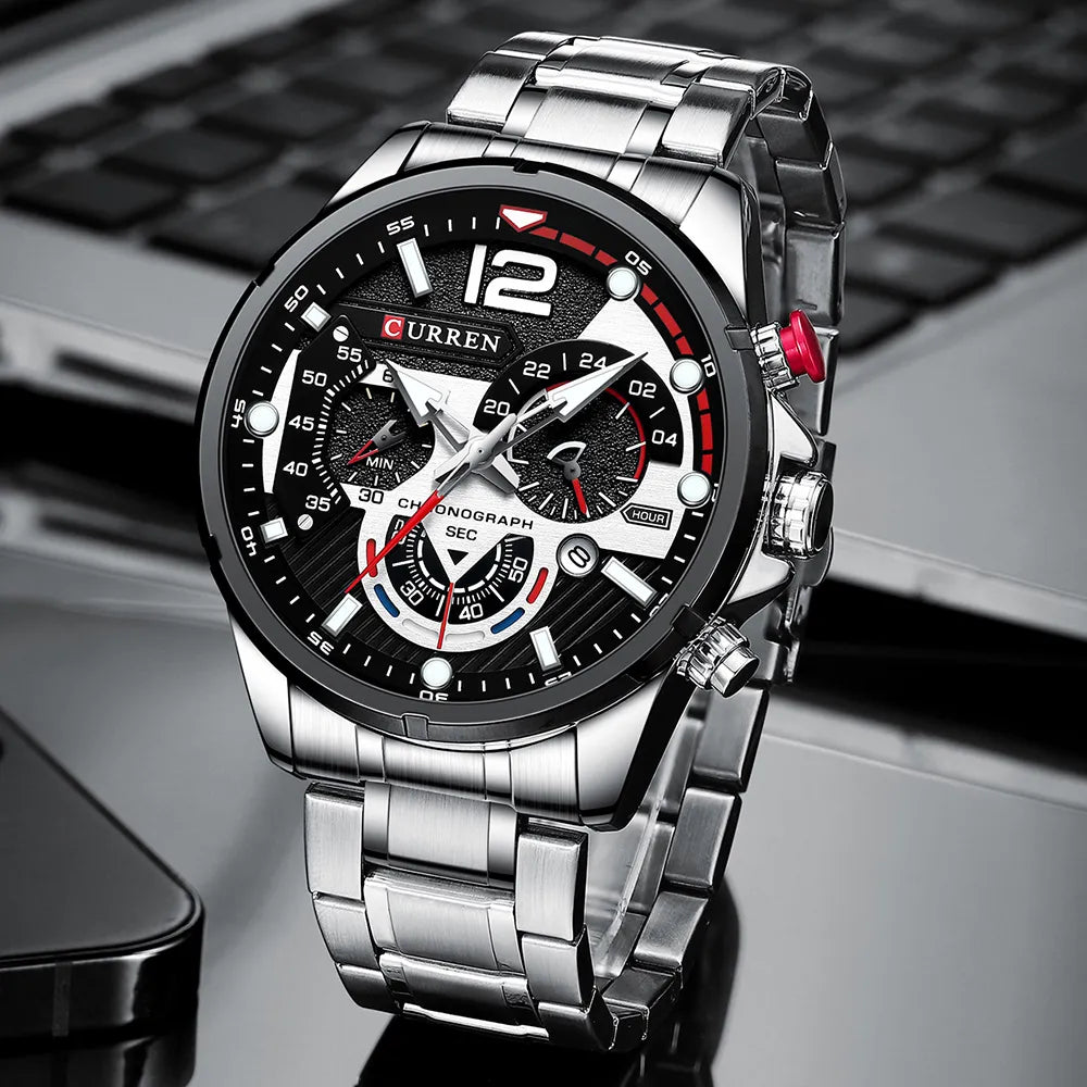 Sport Quartz Chronograph Wristwatches