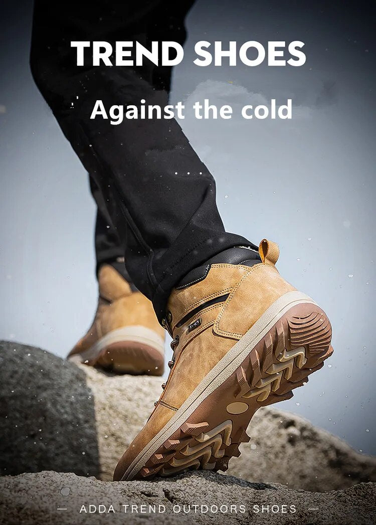 Warm Waterproof Winter Men's Snow Boots