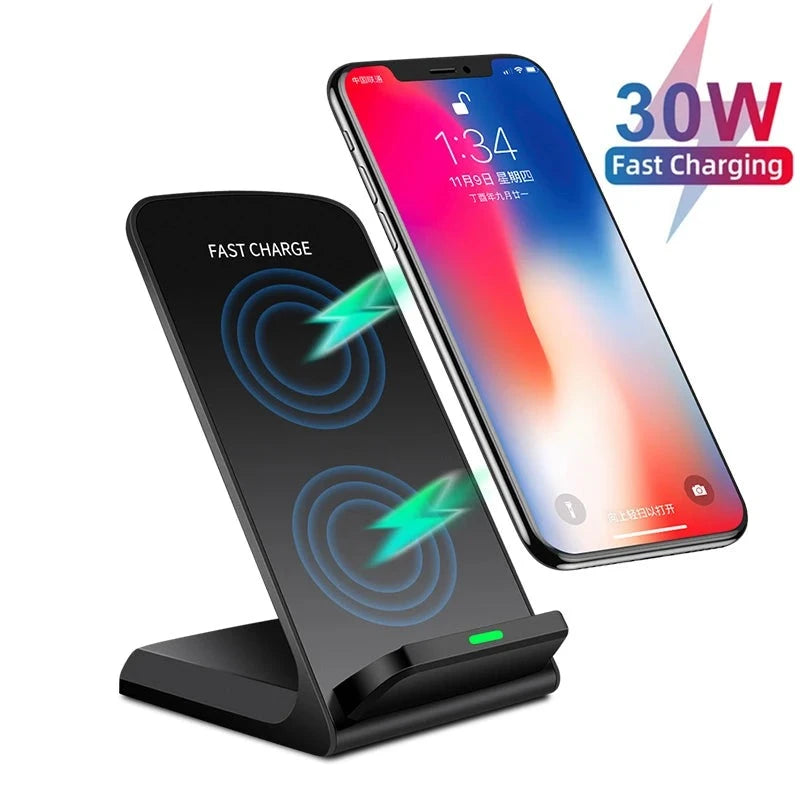 30W Wireless Charger Dock Station