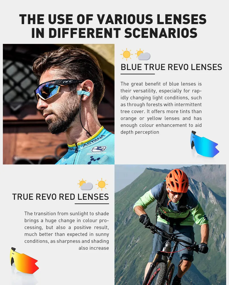 P-Ride Photochromic Cycling Glasses