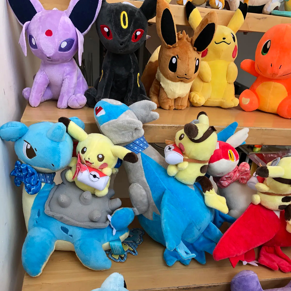 Pokemon Plush Toys Pikachu Eevee Charmander Squirtle & More