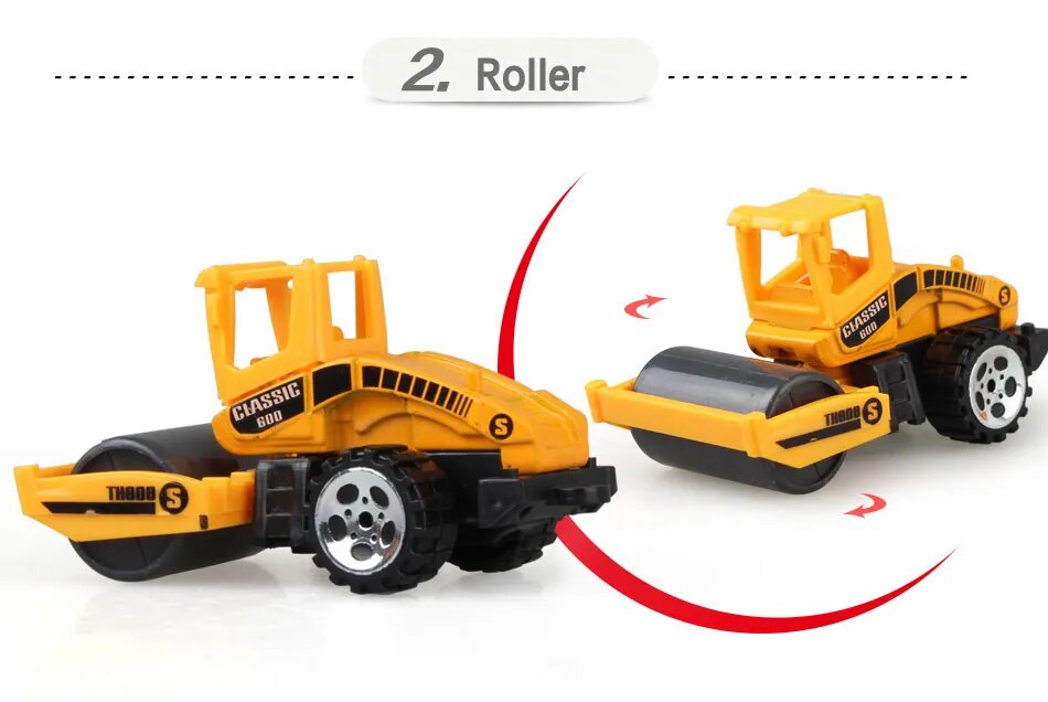Mini Construction Vehicle Diecast Toy Set for All Ages