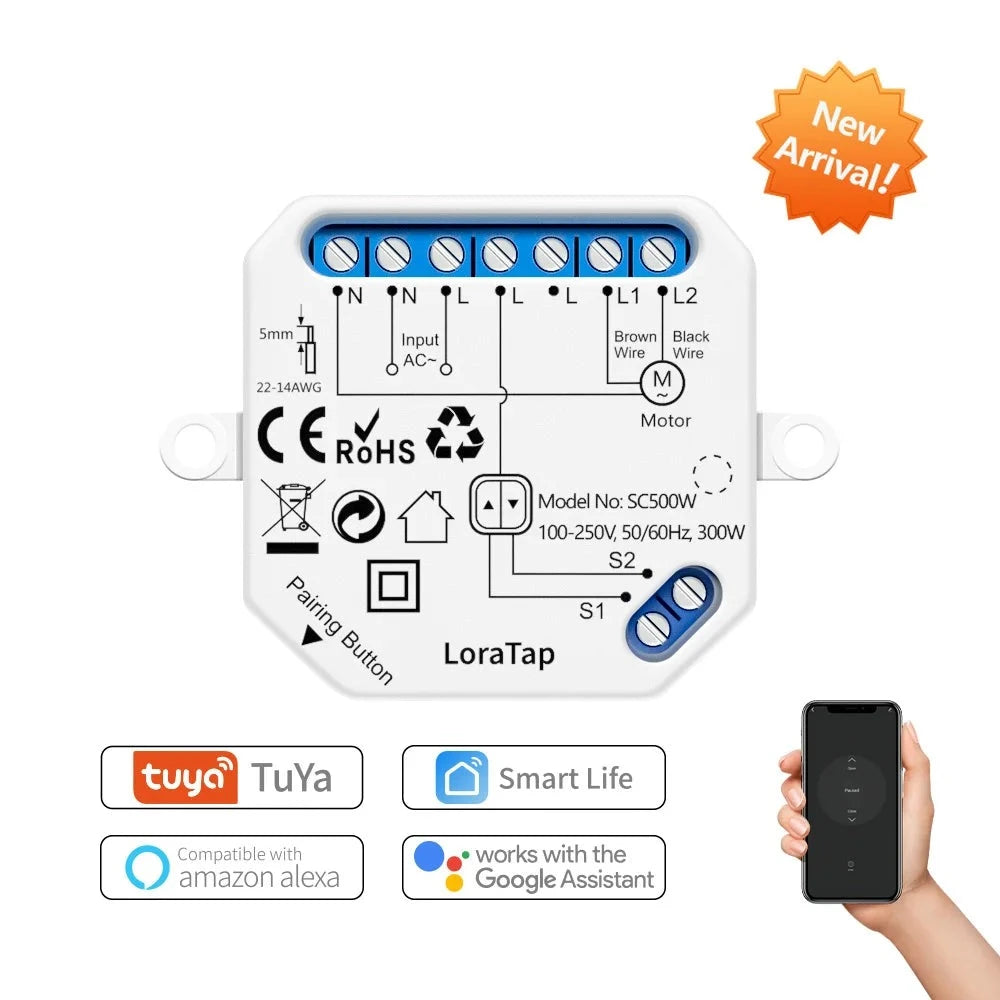 Smart Life WiFi Blind Curtain Switch Module