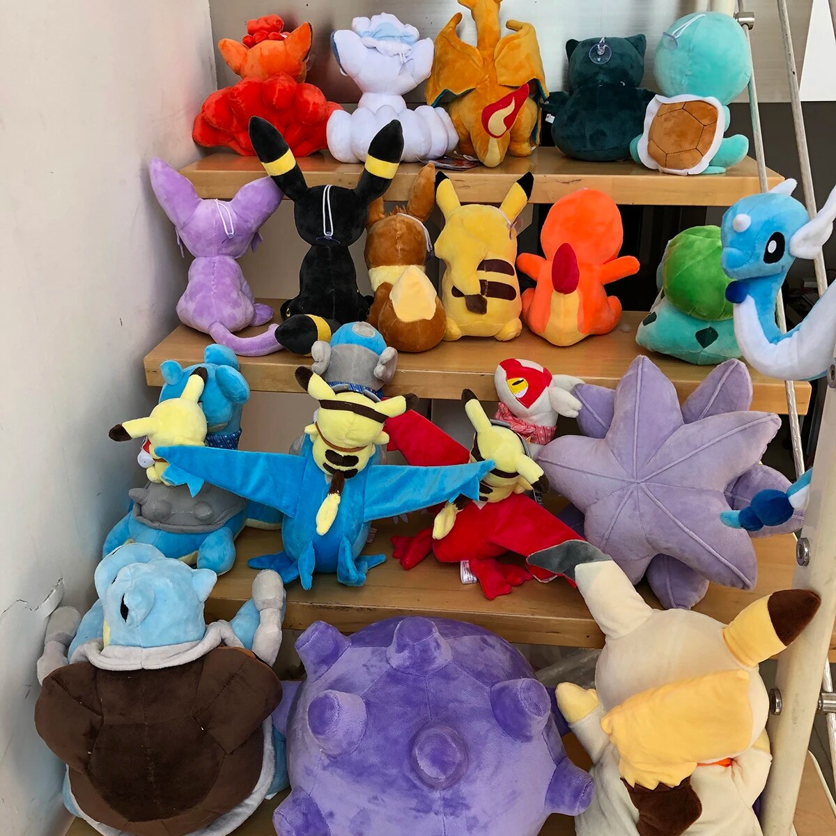 Pokemon Plush Toys Pikachu Eevee Charmander Squirtle & More