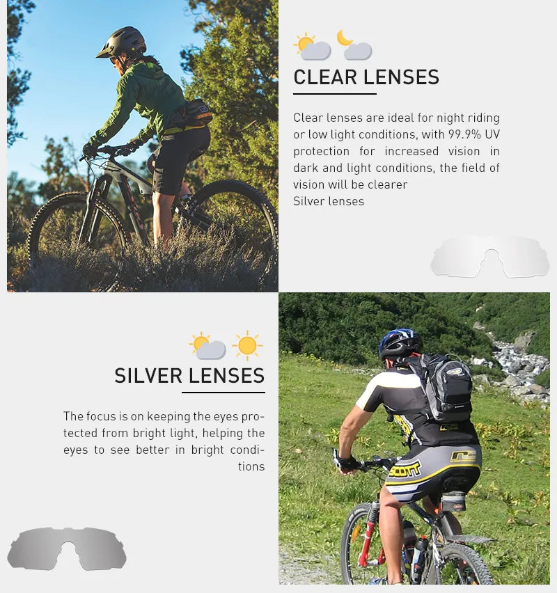 P-Ride Photochromic Cycling Glasses