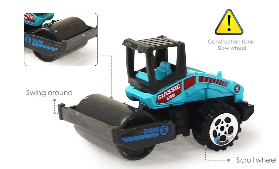 Mini Construction Vehicle Diecast Toy Set for All Ages