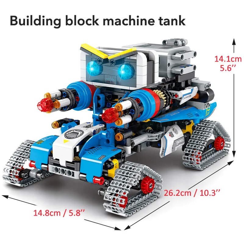 Rc Robot Transformation Car Building Blocks for Kids