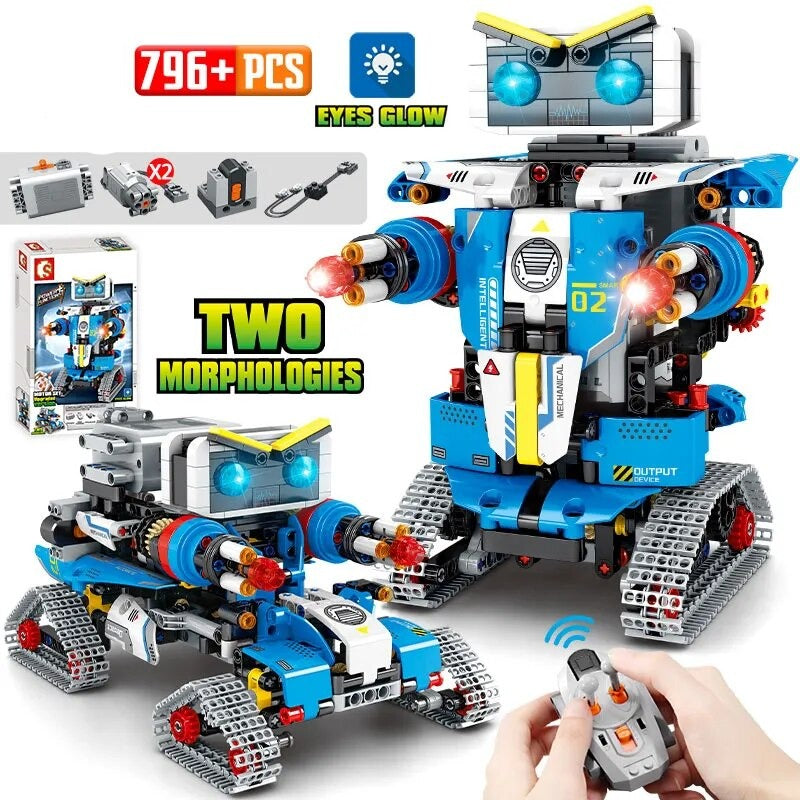 Rc Robot Transformation Car Building Blocks for Kids