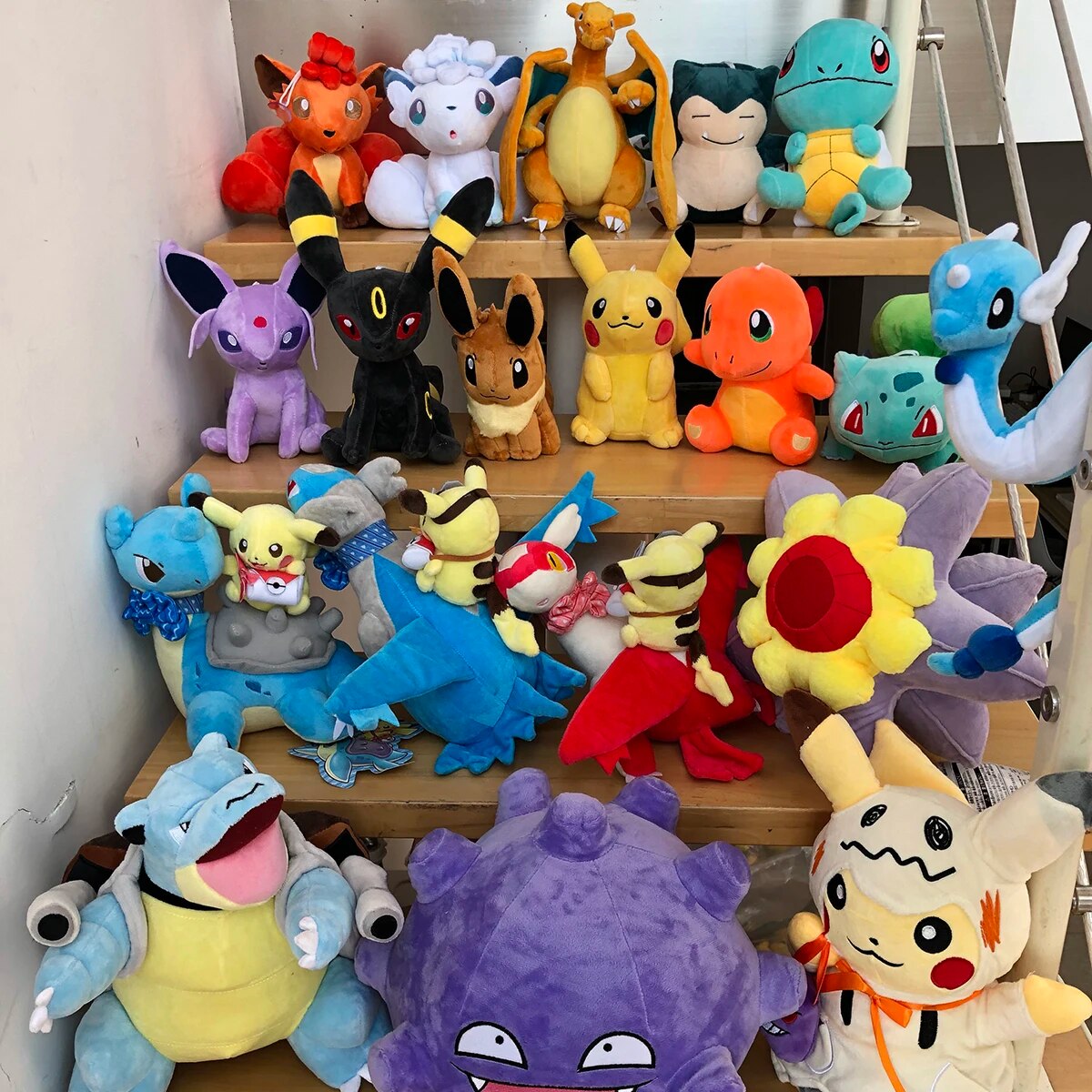 Pokemon Plush Toys Pikachu Eevee Charmander Squirtle & More