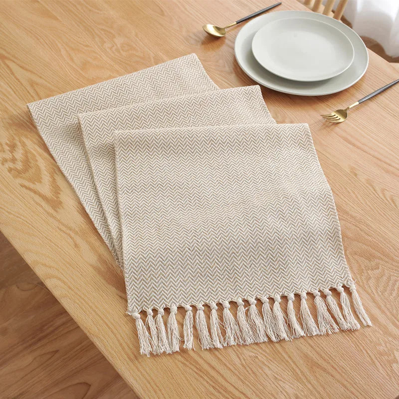 Nordic Style Cotton Table Weave Cover