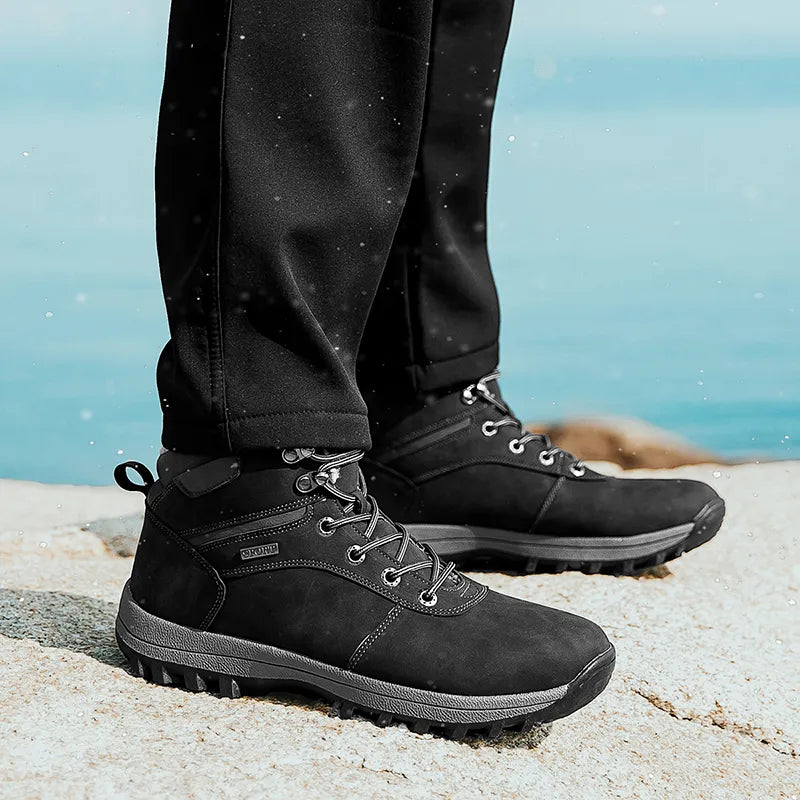 Warm Waterproof Winter Men's Snow Boots