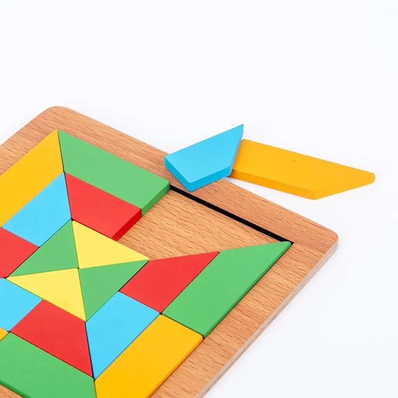 Wooden Tangram Jigsaw Puzzle