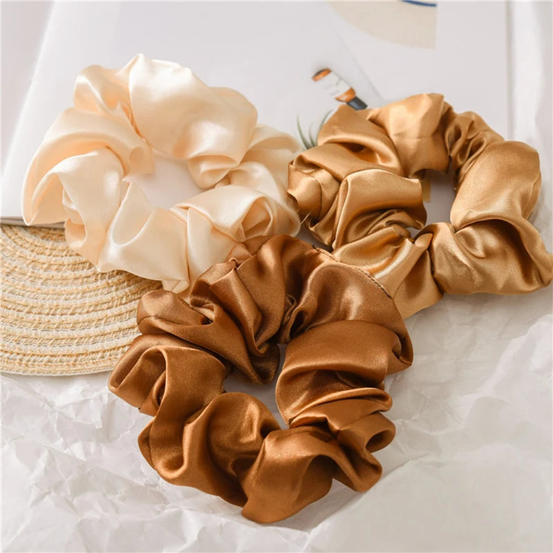 Silk Scrunchie Elastic Headband