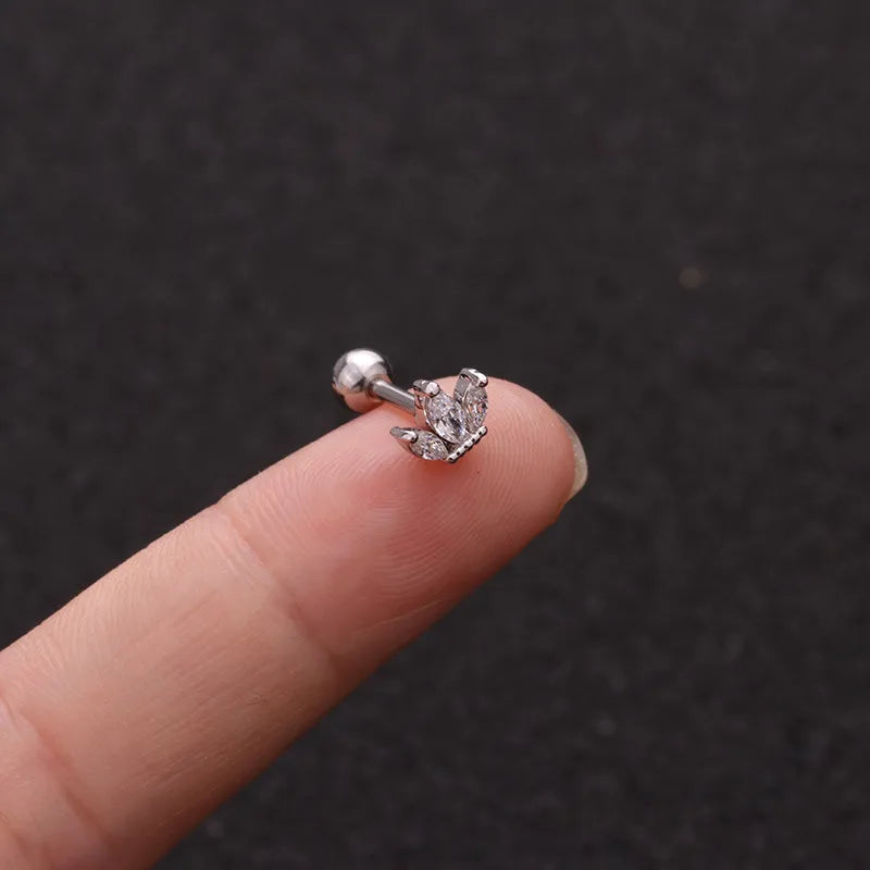 1 Piece Piercing Stud Earrings