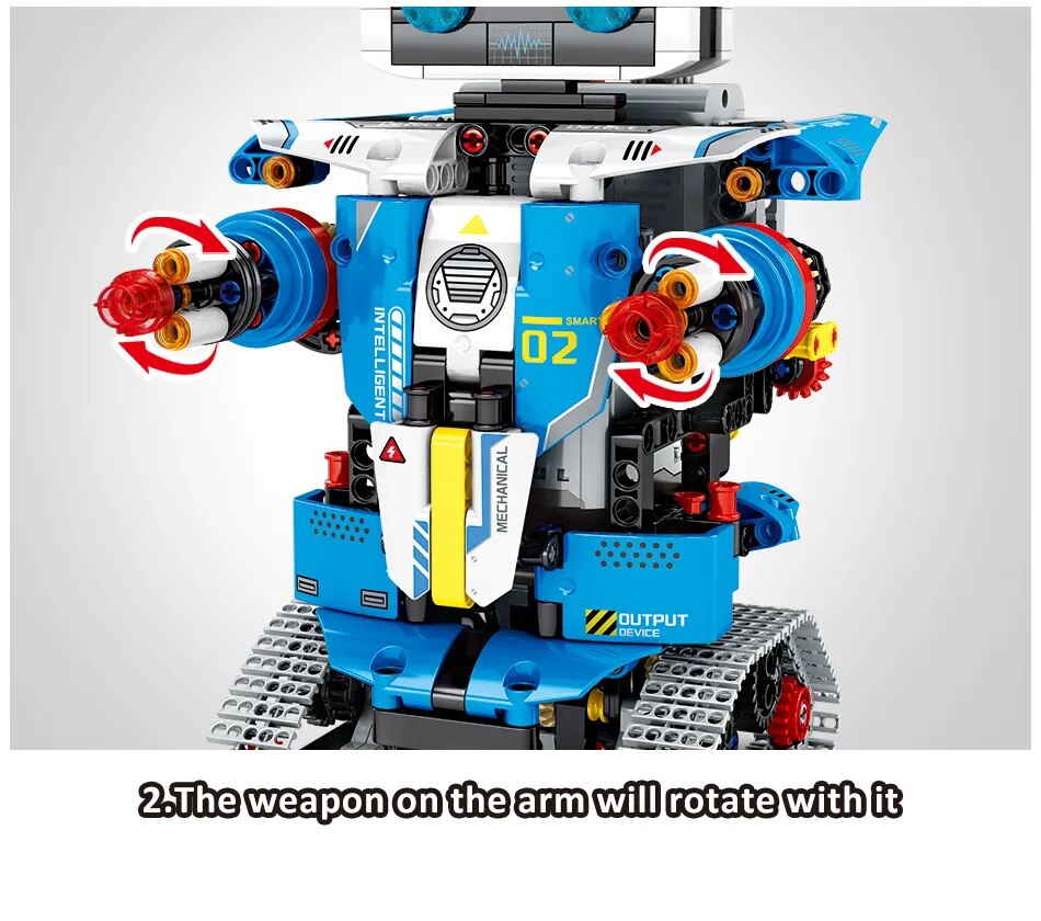 Rc Robot Transformation Car Building Blocks for Kids