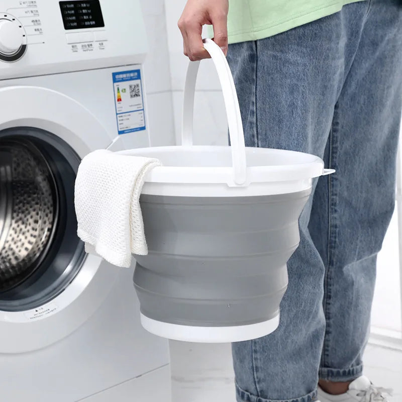 Portable Folding Bucket Lid Car Washing Bucket