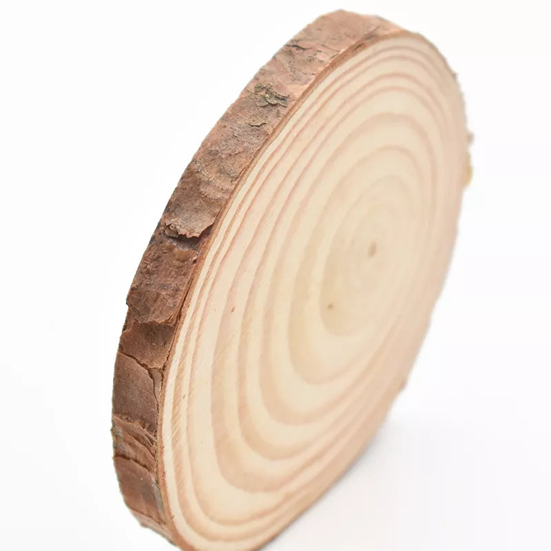 Rustic Pine Wood Slices for Diy Crafts and Weddings