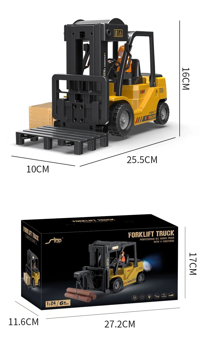 Forklift Truck Cranes Liftable Stunt Car