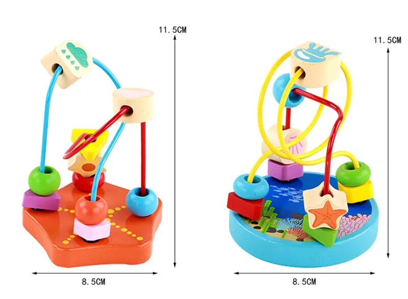 Wooden mini Circles Educational Math Toy