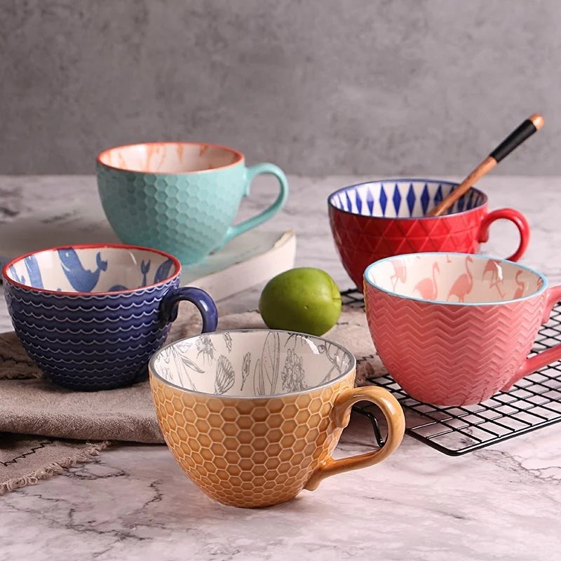 Ceramic Hand Painted Mugs Cup
