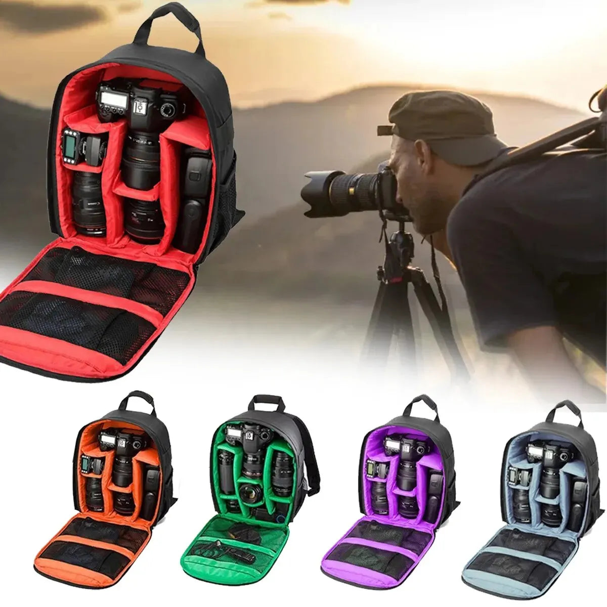 Multi-functional Outdoor Camera Backpack