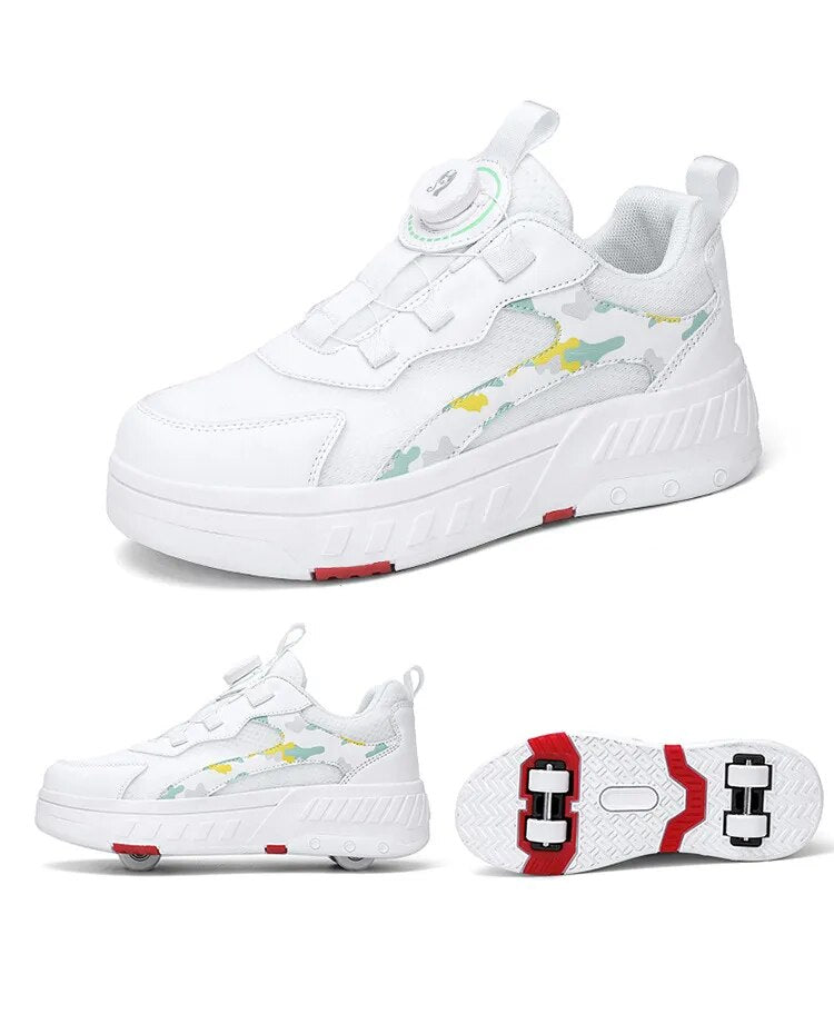 Kids Sneakers with 4 Wheels