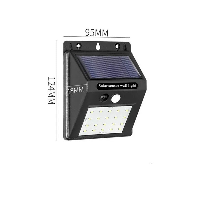 Motion Sensor Sconce Waterproof Solar Light