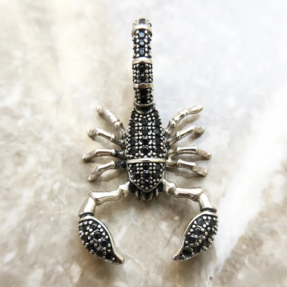 New Sterling Pendant Scorpion