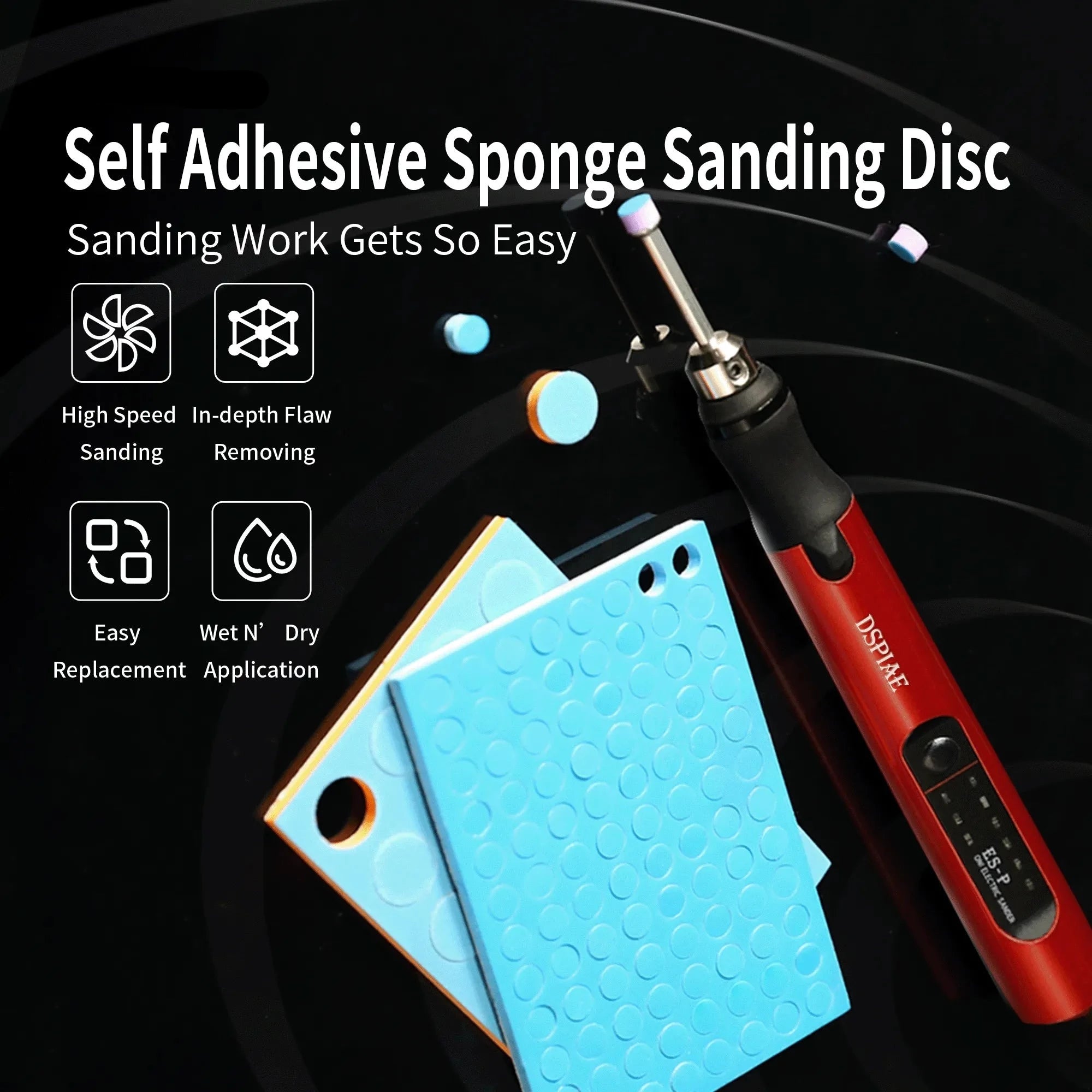 Sponge Sanding Disc Military Model Making Tool
