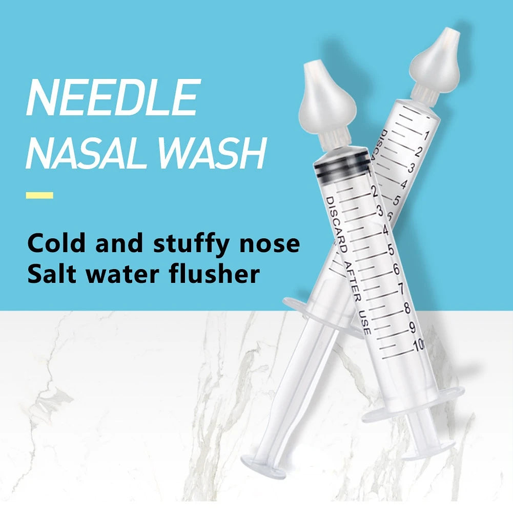 2Pcs 10ML Needle Tube Nasal Aspirator Baby