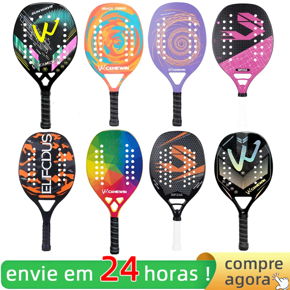 Carbon Glass Fiber Beach Tennis Racket