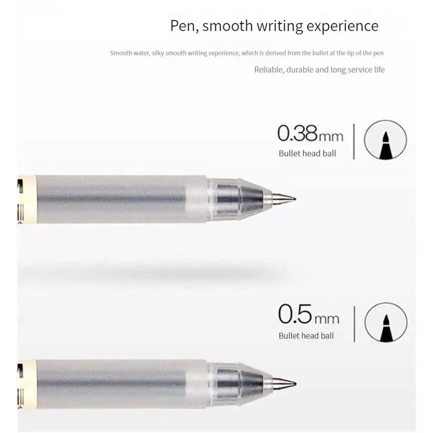 0.38mm 0.5mm Ballpoint Stationery Gel Pen