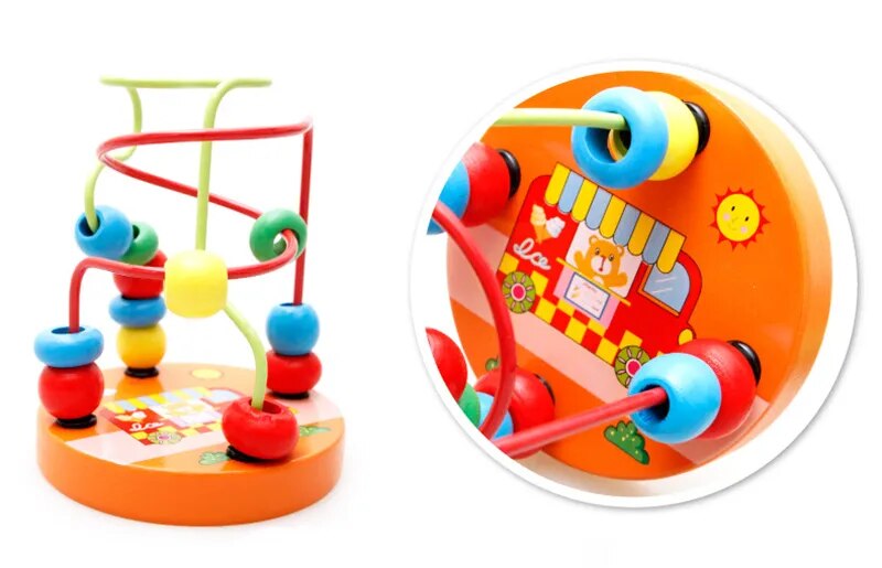 Wooden mini Circles Educational Math Toy