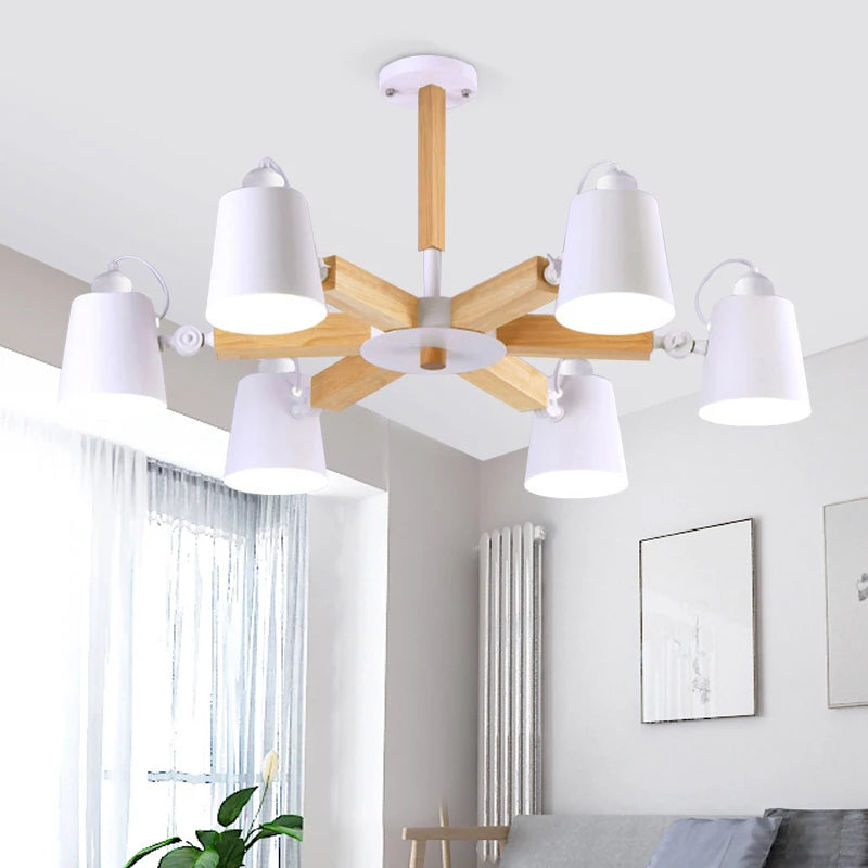 Nordic Wood Ceiling Chandelier