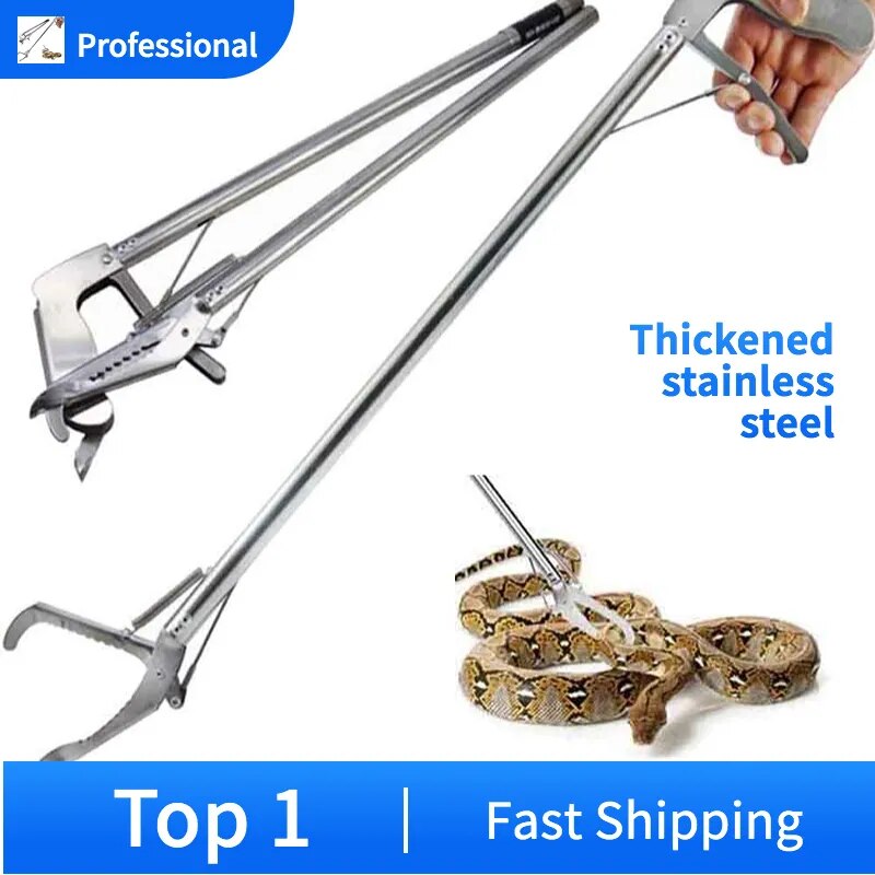 Foldable Snake Catcher Tongs