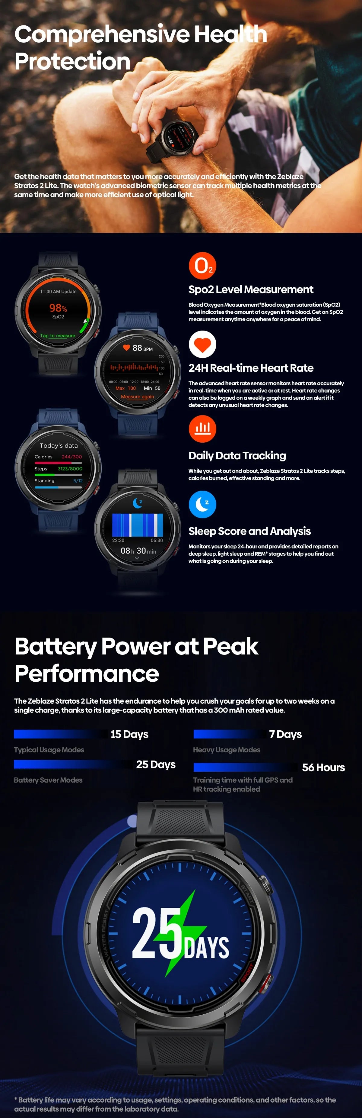 Lite Outdoor GPS Smart Watch